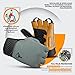 Rebz Wheelchair Full Thumb Fingerless Gloves Ideal Choice for Active Lifestyle Wheelchair Gloves for Men Non Slip Grip to Boost Mobility Breathable Wheelchair Gloves for Intense Sports - Racing