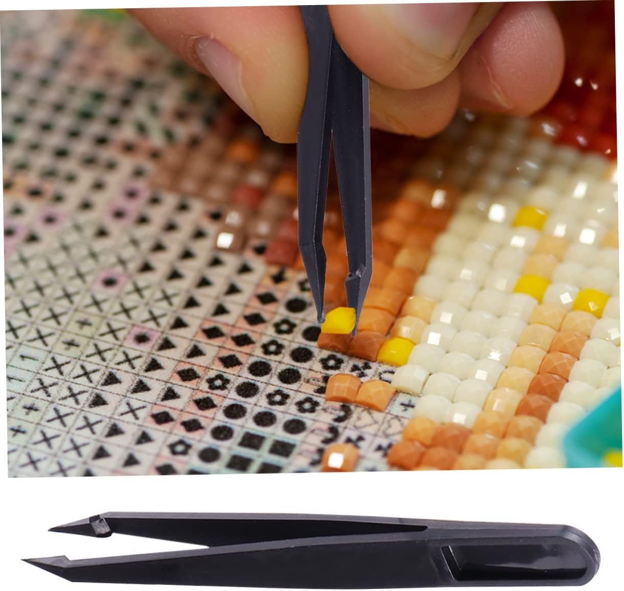 Anneome 1set Led Light Pad Kit for Complete DIY Beads Painting Tools for Art Projects Cross Stitch and Tracing Accessories Included