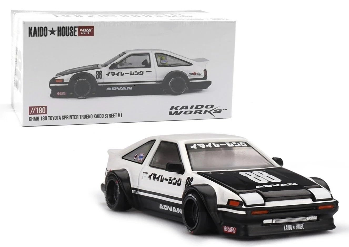 KAIDO HOUSE X DGK V1 トヨタ AE86 スプリンタートレノ Amazon | KAIDO HOUSE x MINI GT 1/64 トヨタ AE86 スプリンタートレノ