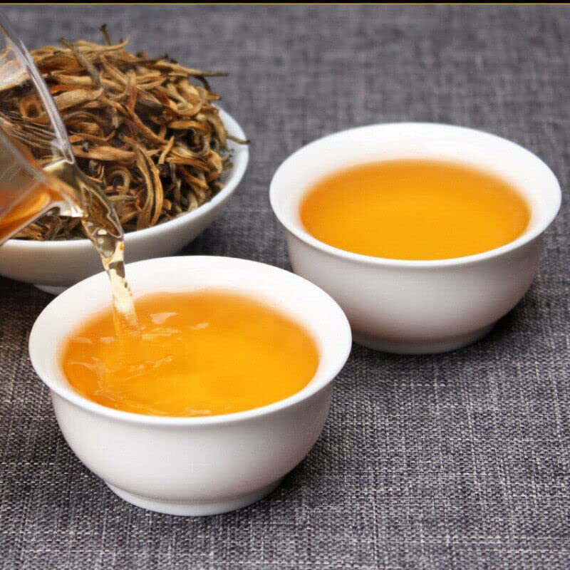 Té negro de Yunnan Té Dian HongBrote dorado orgánico de Yunnan Dian Hong (500g)