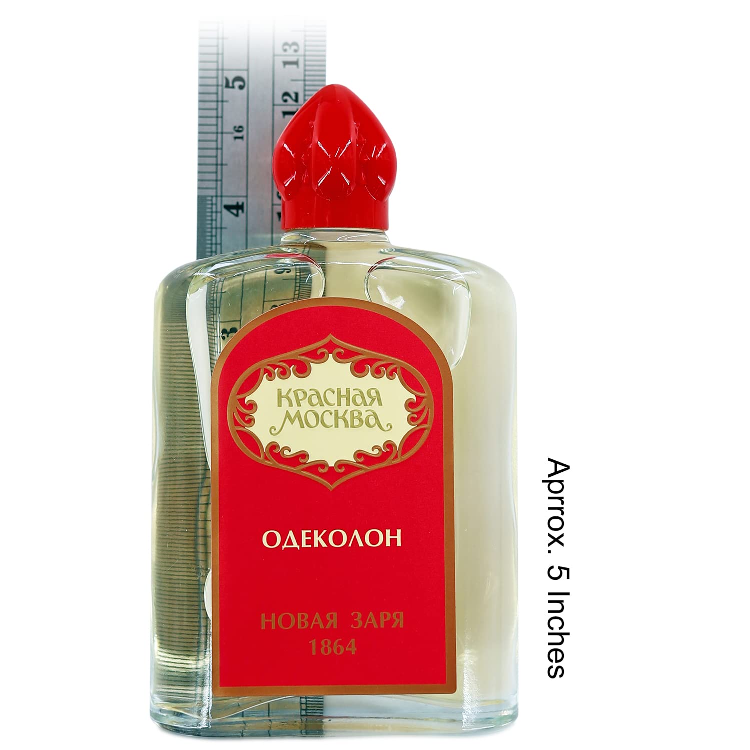 Amazon.com : Novaya Zarya Krasnaya Moskva Red Moscow Cologne Glass