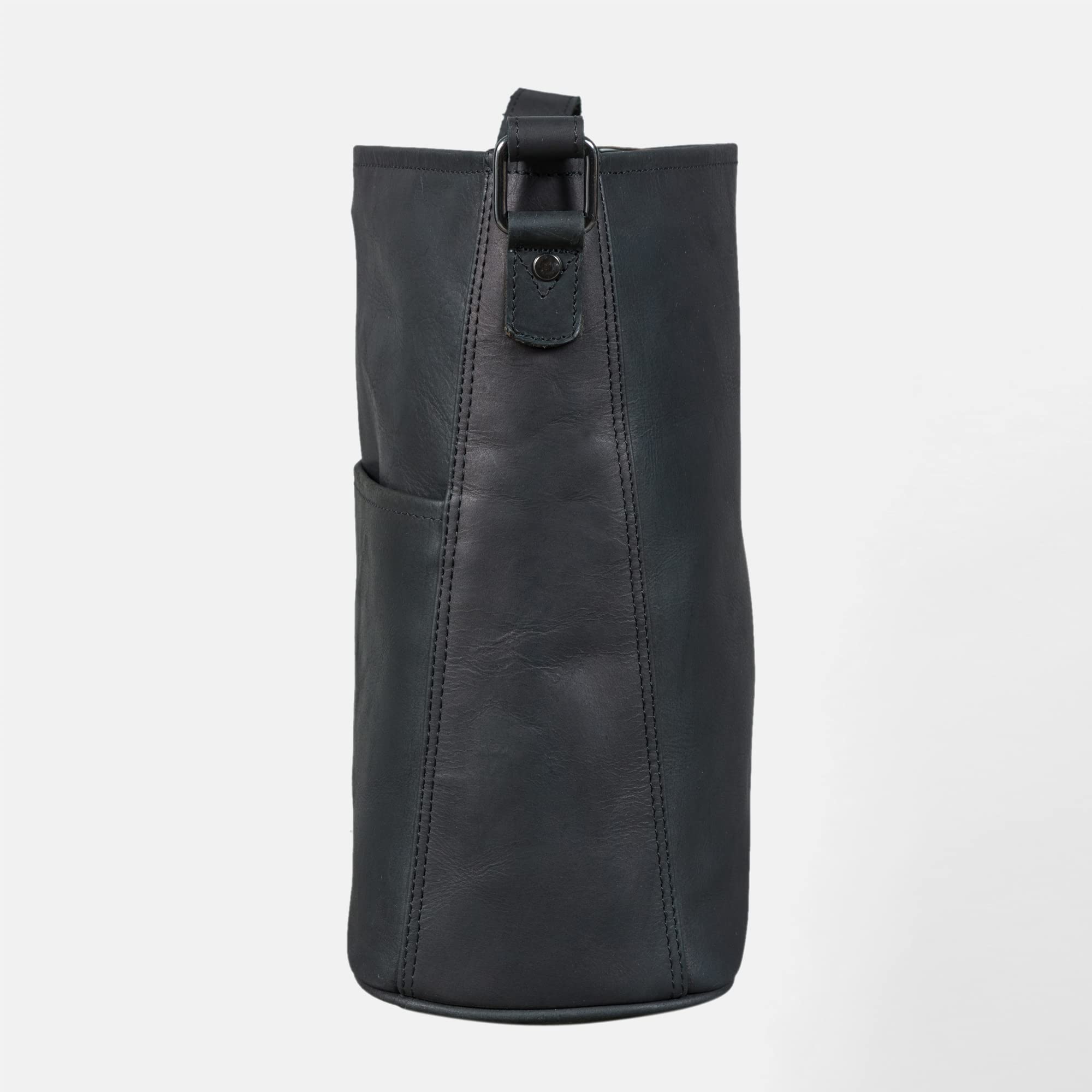 LEABAGS Bolso de Cuero para Mujer | Bandolera de Cuero Genuino | Trabajo, Universidad, Escuela y Tiempo Libre | Tamaño M & L