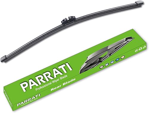 PARRATI Limpiaparabrisas trasero prémium para todas las estaciones, para repuesto de equipo original, 14 pulgadas