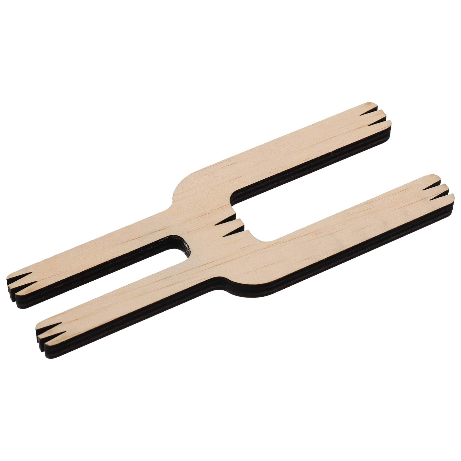 Set Fourchette à Tresser En Bois Avec Crochet - Outil Lucet Pour Débutants Et Enfants - Idéal Pour Bracelets Et Cordons Faits Main