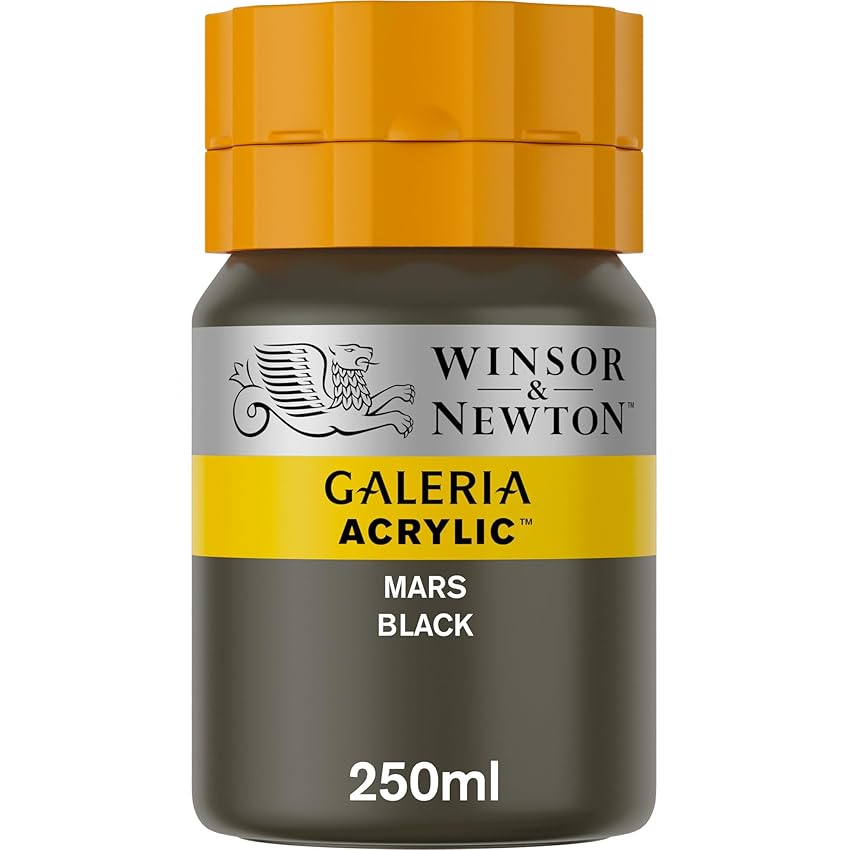 Winsor & Newton Galeria Colore Acrilico 250 ml - Nero di Marte