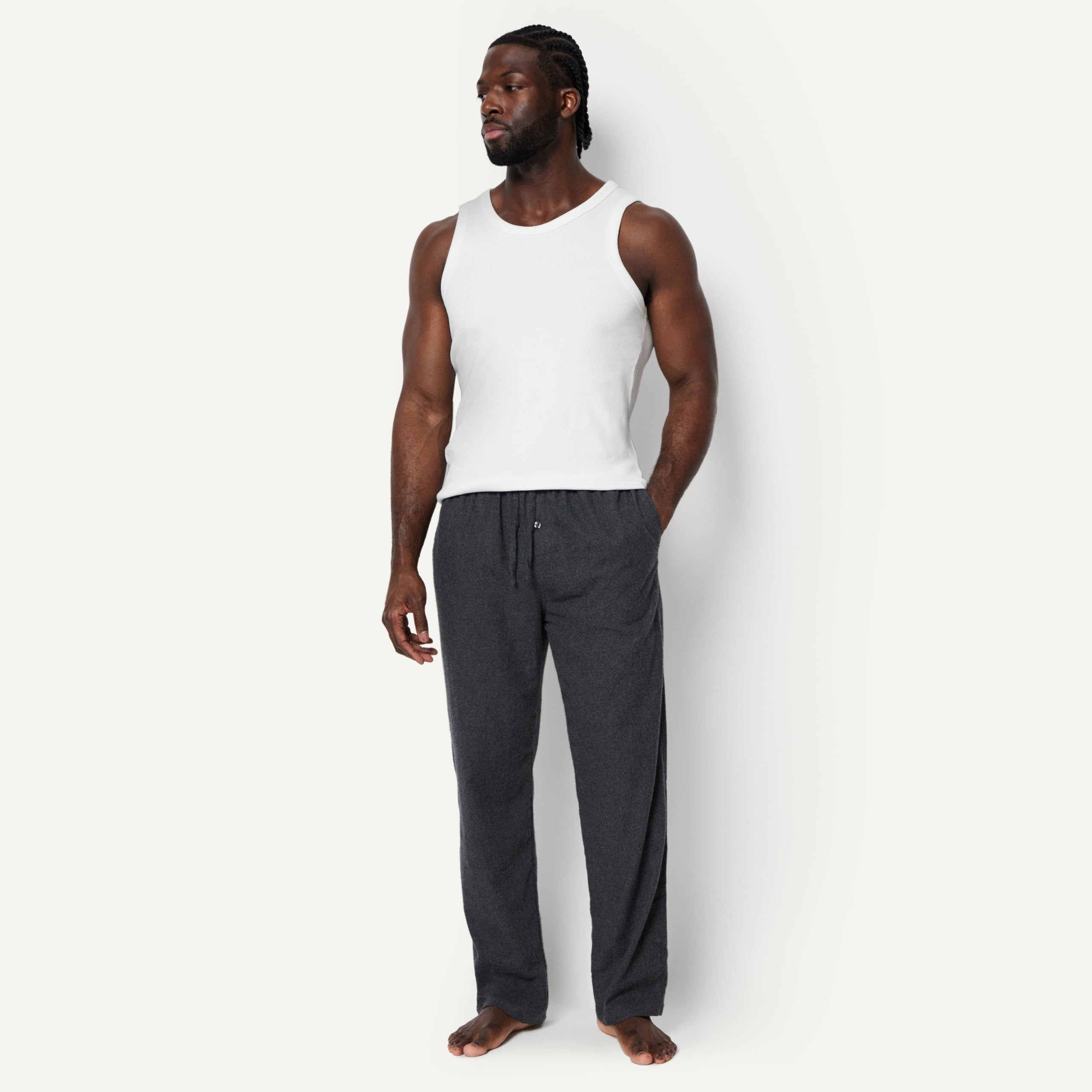 Amazon Essentials Homme Pantalon de Pyjama Respirant en Flanelle (Disponible en Grandes Tailles et Grandes Longueurs)