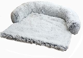 Doghouse ciepły spokojny zwierzak pluszowy koc podwójny do spania dla zwierząt domowych miękka pluszowa poduszka dla psa sofa futro legowisko dla zwierząt domowych, poduszka meble dla zwierząt okrągłe, szary