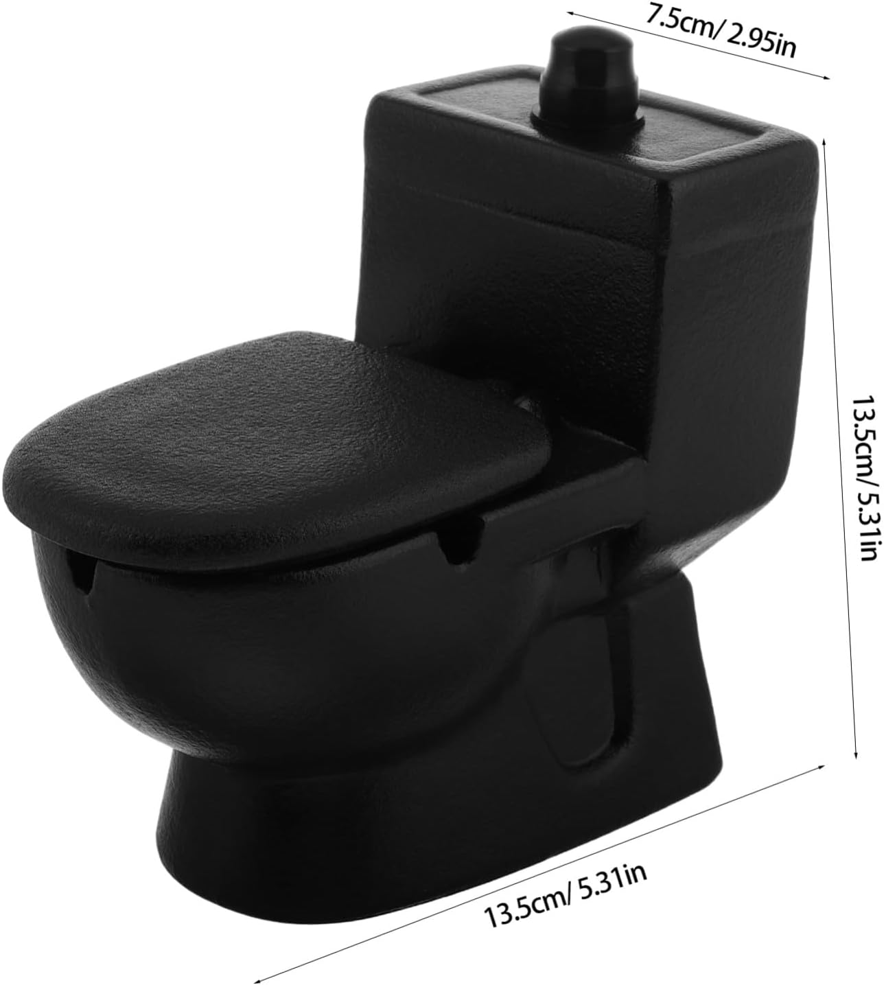 Creative Ceramic Toilet Ashtray for Home Indoor Use Versatile Bathroom Decor and Storage Tray Sturdy Multi-functional Ceramic Ash Tray for Smokers Office Desk Accent Novelty