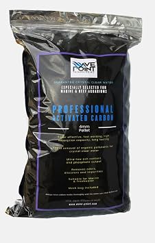 Professional Grade Performance 4mm Pellet Premium Virgin Activated Carbon Charcoal in Media Bag for Aquarium Fish Koi Pond Reef Filter Media, Air Filter & AC - Guarantee Crystal Clear Water 5 lbs