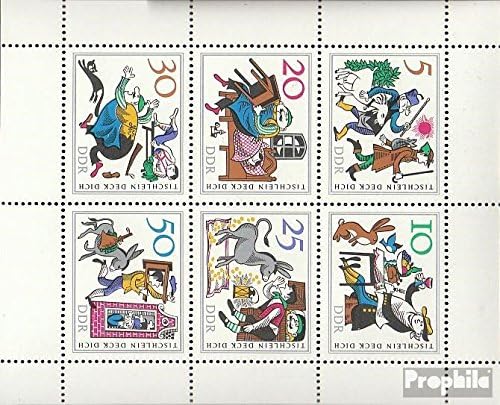 DDR 1236-1241 Sheetlet (Complete.Issue) unmounted Mint/Never hinged ** MNH 1966 Fairytale (Stamps for Collectors) Fairy Tales/Myths/Legends