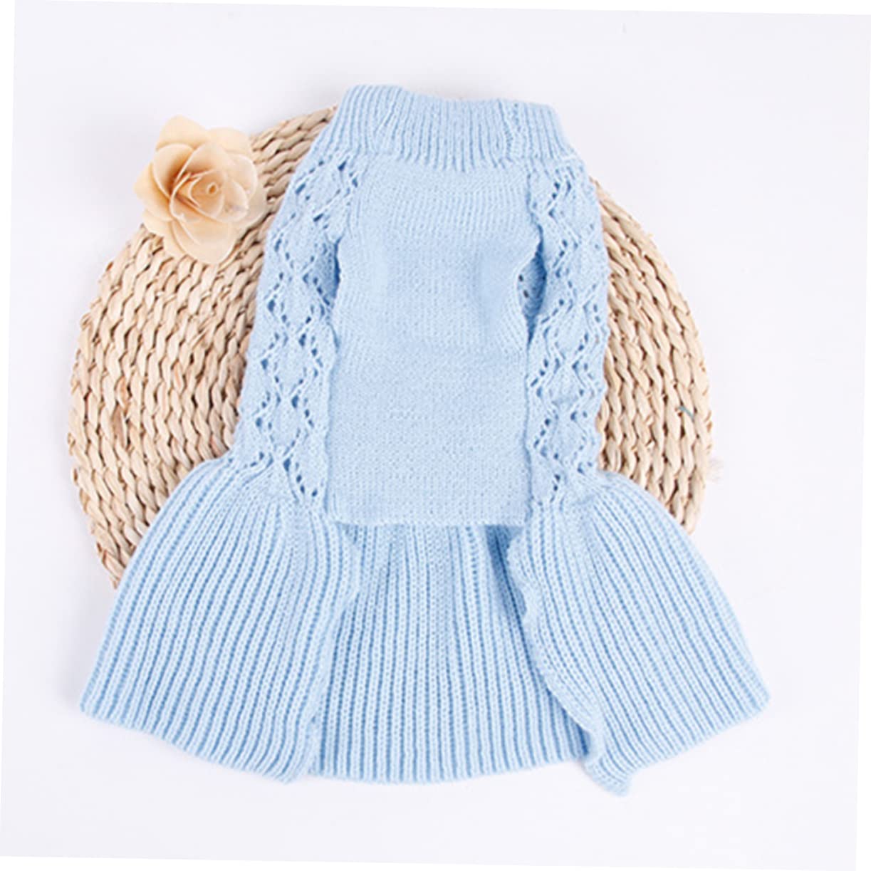 BESPORTBLE 3 Pezzi di Abbigliamento per Animali Domestici A Due Zampe Maglione per Animali Domestici Vestito Adorabile per Gatti Vestito in Lana per Cuccioli Maglione Primaverile per Animali