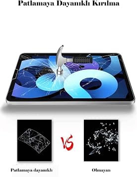 Fuchsia Redmi Pad 2 Pro ile Uyumlu 12.1 inç Tablet Temperli Cam Ekran Koruyucu