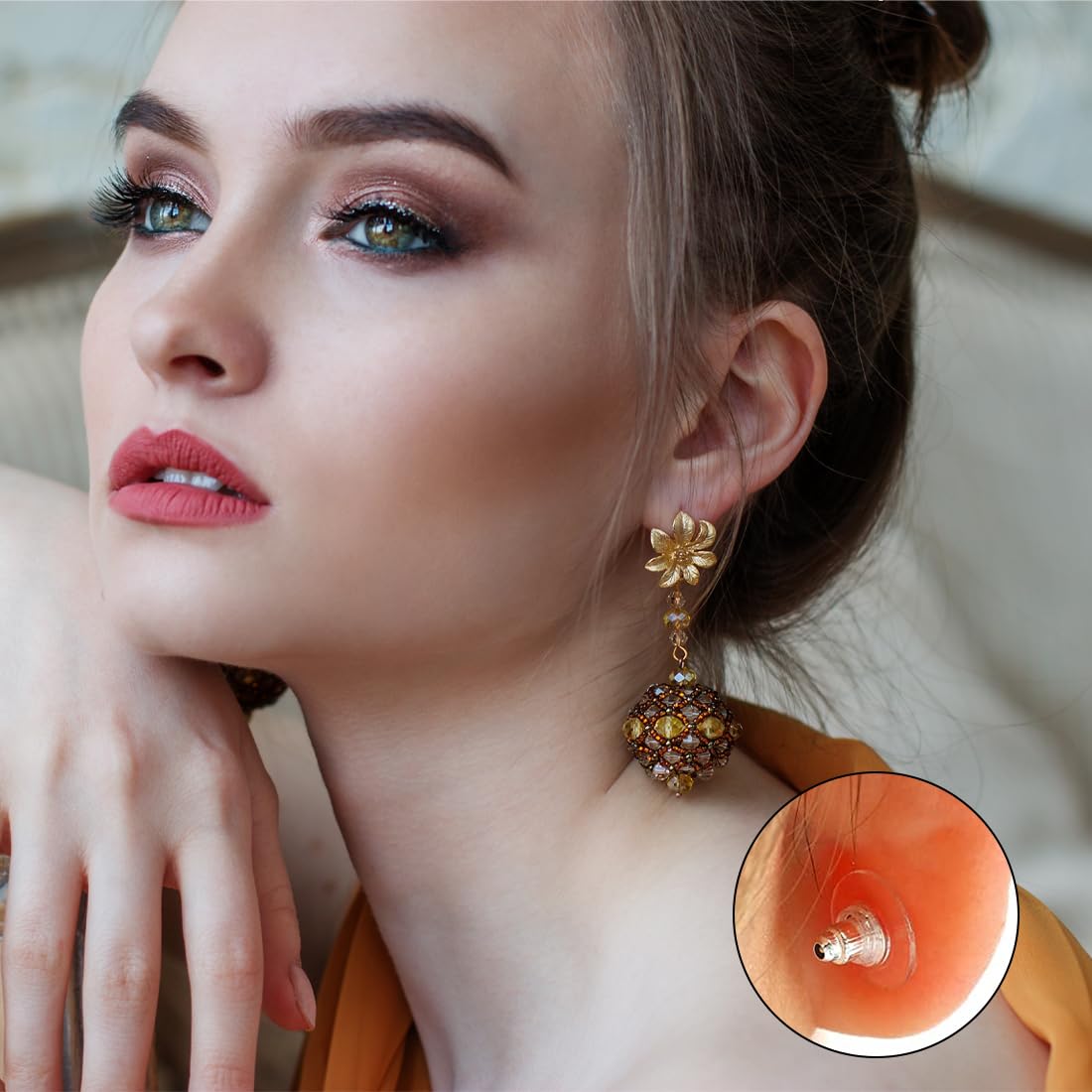 600 Fermoirs Boucles D'Oreilles Silicone AWAVM | 6 Styles - Hypoallergénique Et Invisibles