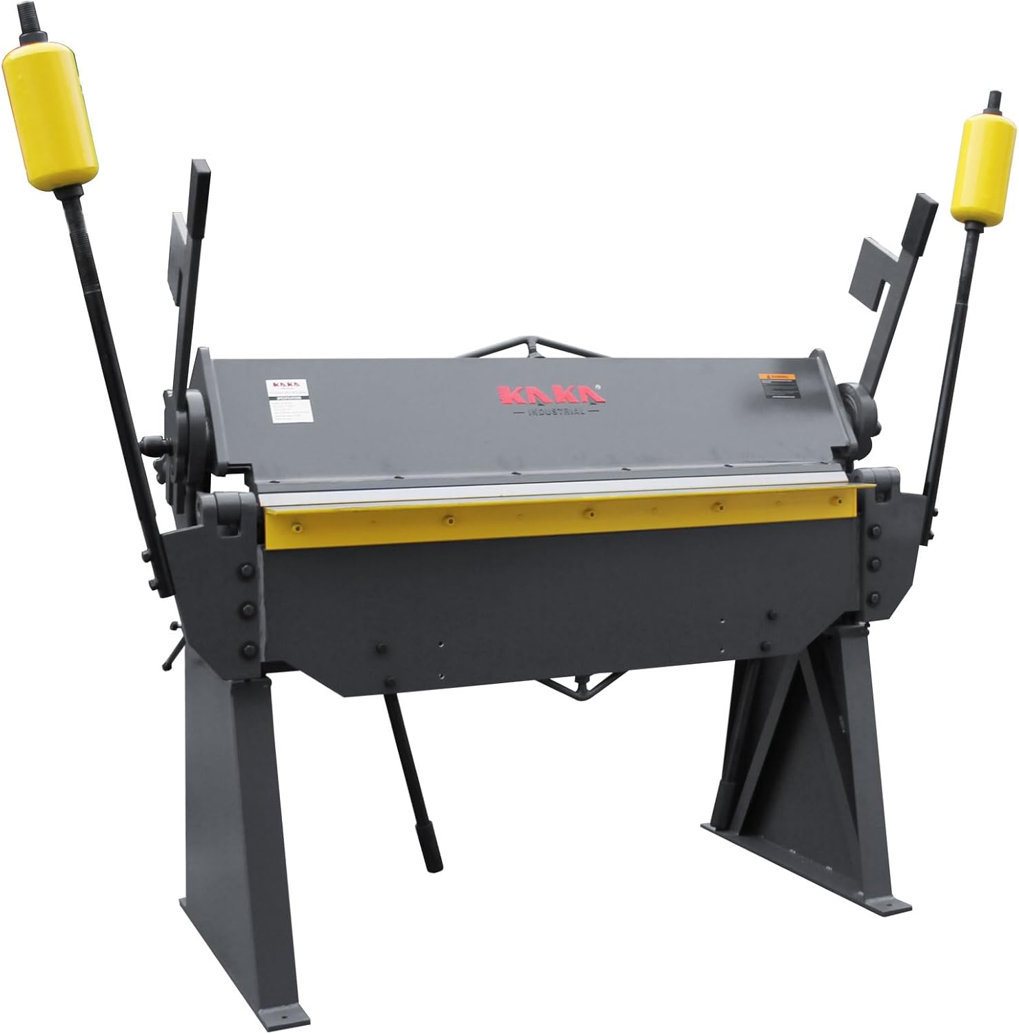KAKA INDUSTRIAL Sheet Metal Brake,48-Inch Straight Brake12-Gauge (0.1 inch) Mild Steel Capacity Heavy-Duty Metal Brake Bender, 0-135 Degree Adjustable Floor Siding Brake W-4812T