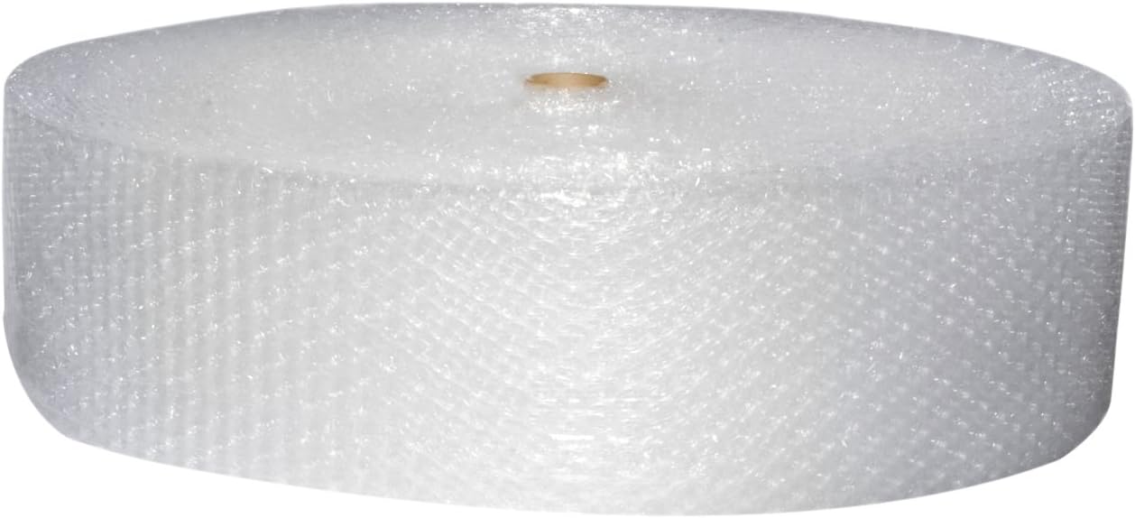 700' Small Nylon Bubble Cushioning Wrap 3/16, Perforated Every 12" by LQ Packaging Shop