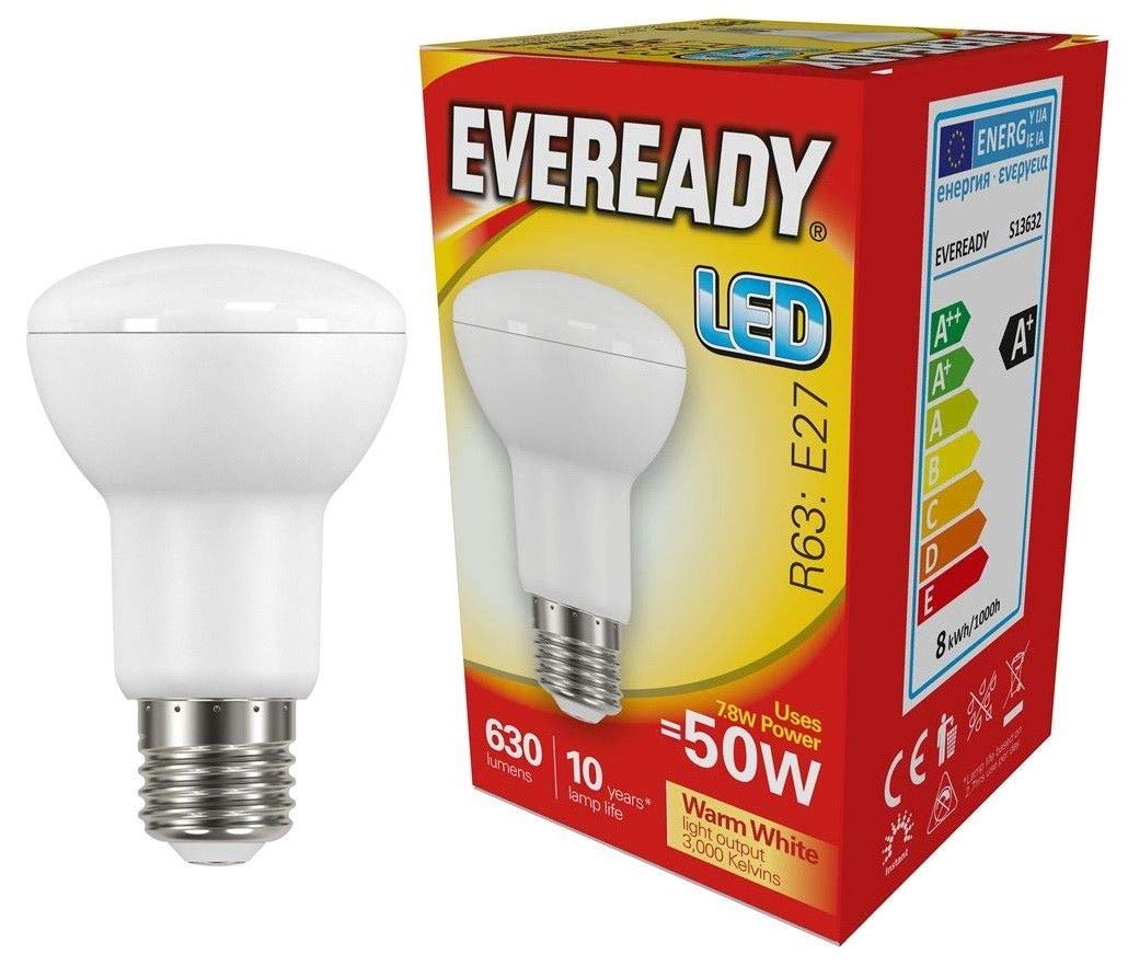 7.8W LED R63 Opal E27 WW S13632