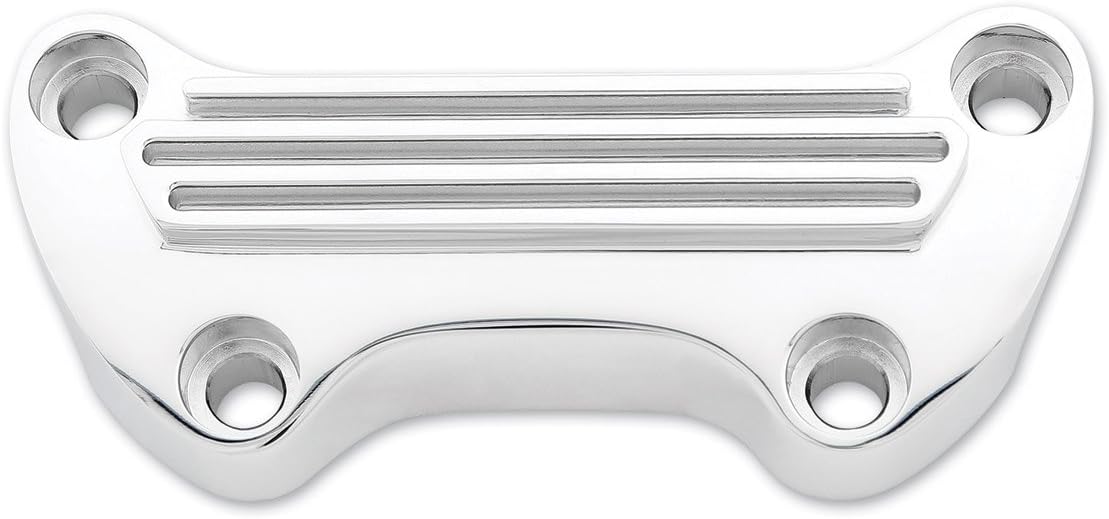 Milwaukee Twins Standard Finned Chrome Handlebar Top Clamp 10-711C