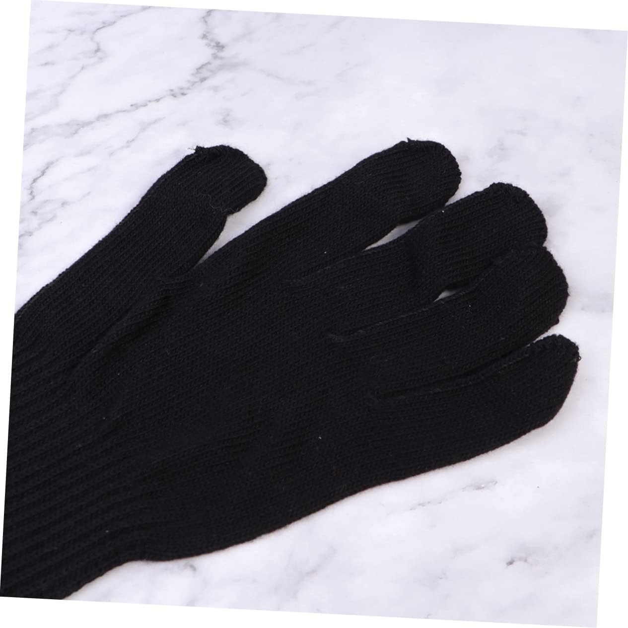 Ipetboom 2pairs Heat Resistant Perm Gloves Hair Curler Gloves for Heat Nitrile for Hair Tools