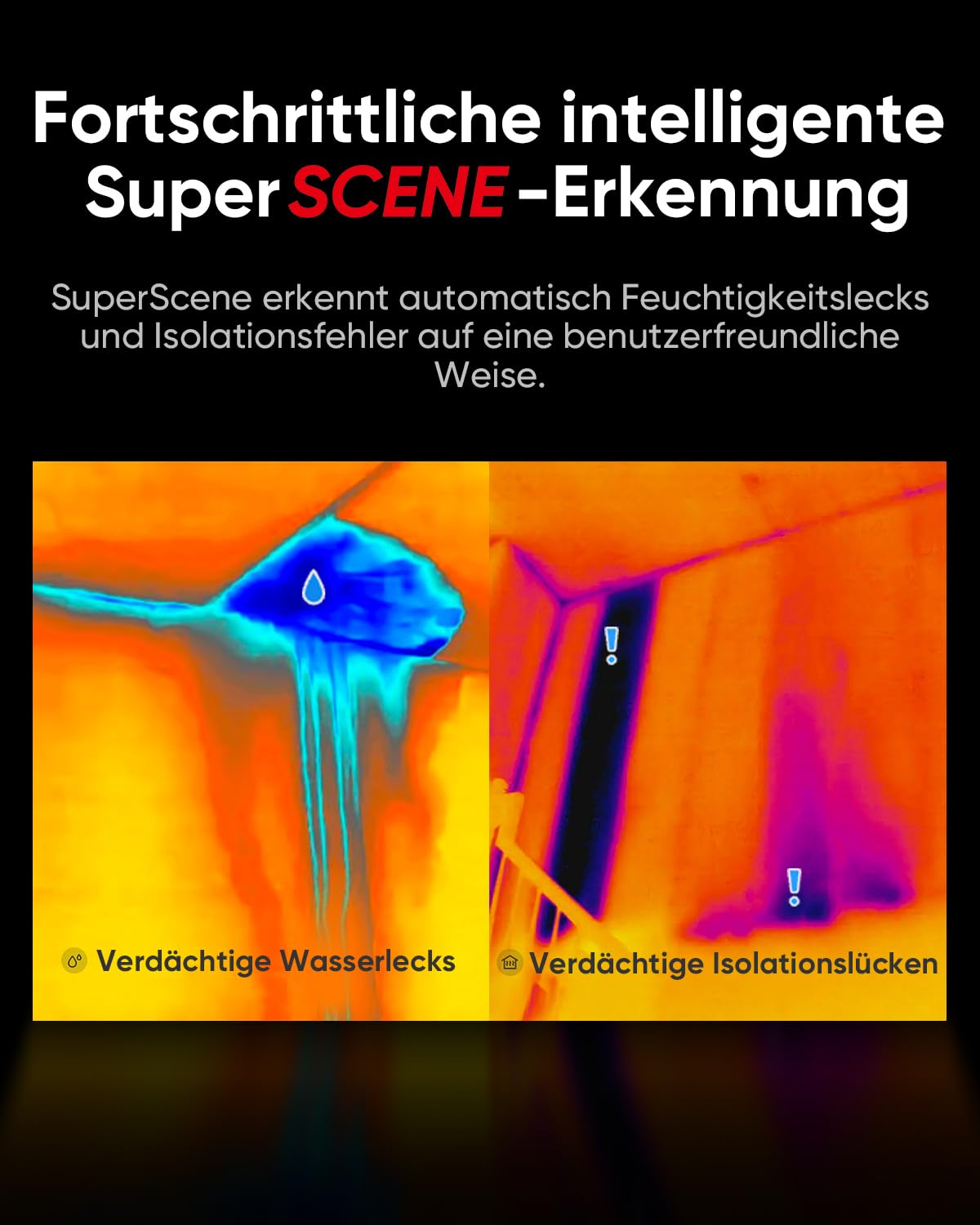 Wärmebildkamera HIKMICRO B01S SuperIR 256x192 IR-Auflösung, WiFi, 25Hz, 3,2" LCD Display mit einer Auflösung von 640x480 Bildpunkten Infrarotkamera, NETD<40mk, -20°C~550°C Thermokamera mit PC-Analyse
