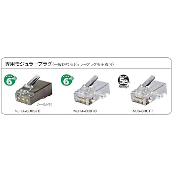 DENSAN LANケーブル圧着工具 LMJ-8TC LMJ-8TC-M モジュラー圧着工具(貫通タイプ) DENSAN(デンサン