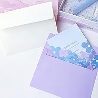 Vista 6 de Paquete de 200 sobres coloridos #10 de negocios de 4-1/8 x 9-1/2 pulgadas, sobres adhesivos estándar sobres de colores para cartas de oficina