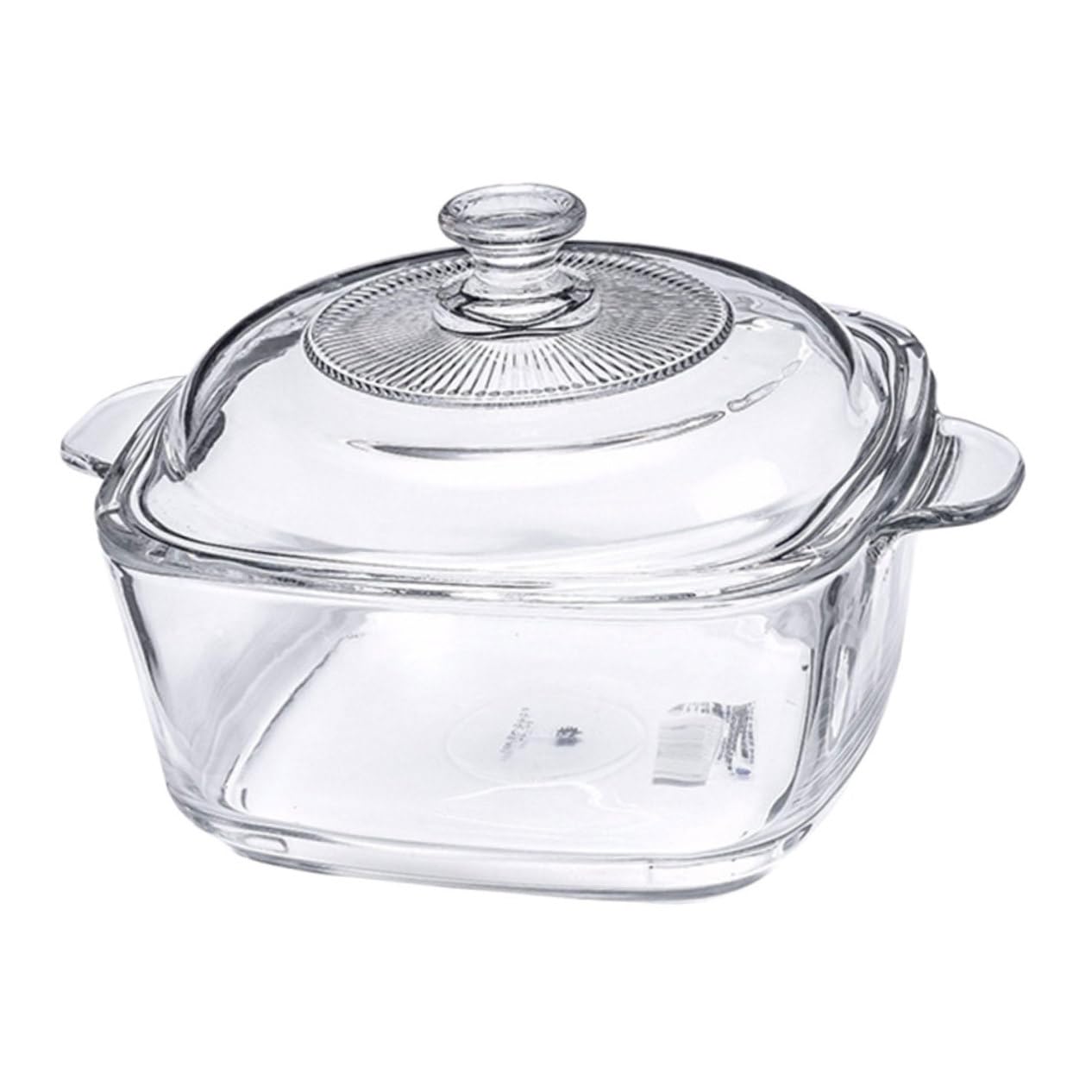 Toyvian Dickwandige Transparente Glas schüssel mit Deckel Ofen Mikrowellengeeignet Fassungsvermögen für Suppen Obstlagerung und Vielseitigen Kücheneinsatz