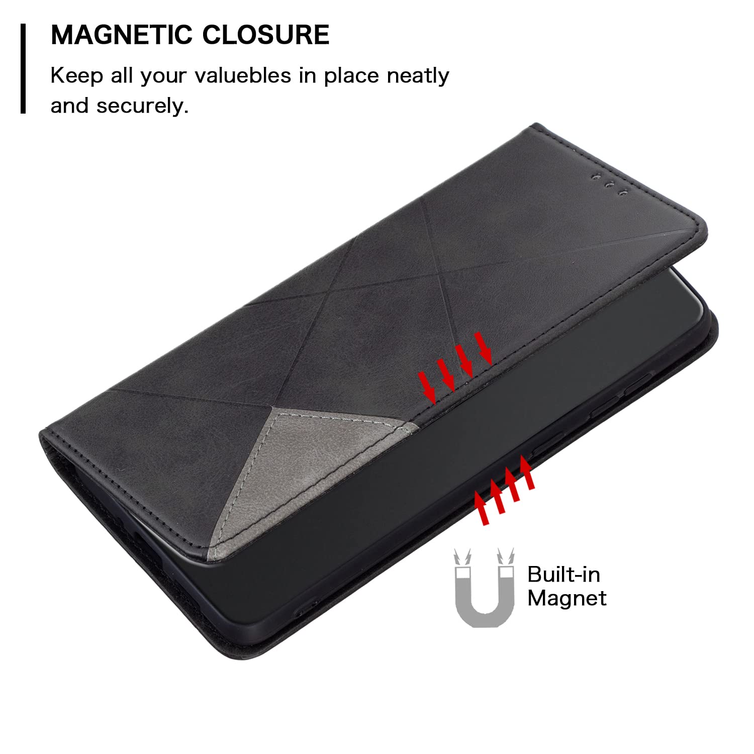 Amazon.com: nincyee Flip Case for Oppo A98 5G,Rhombus