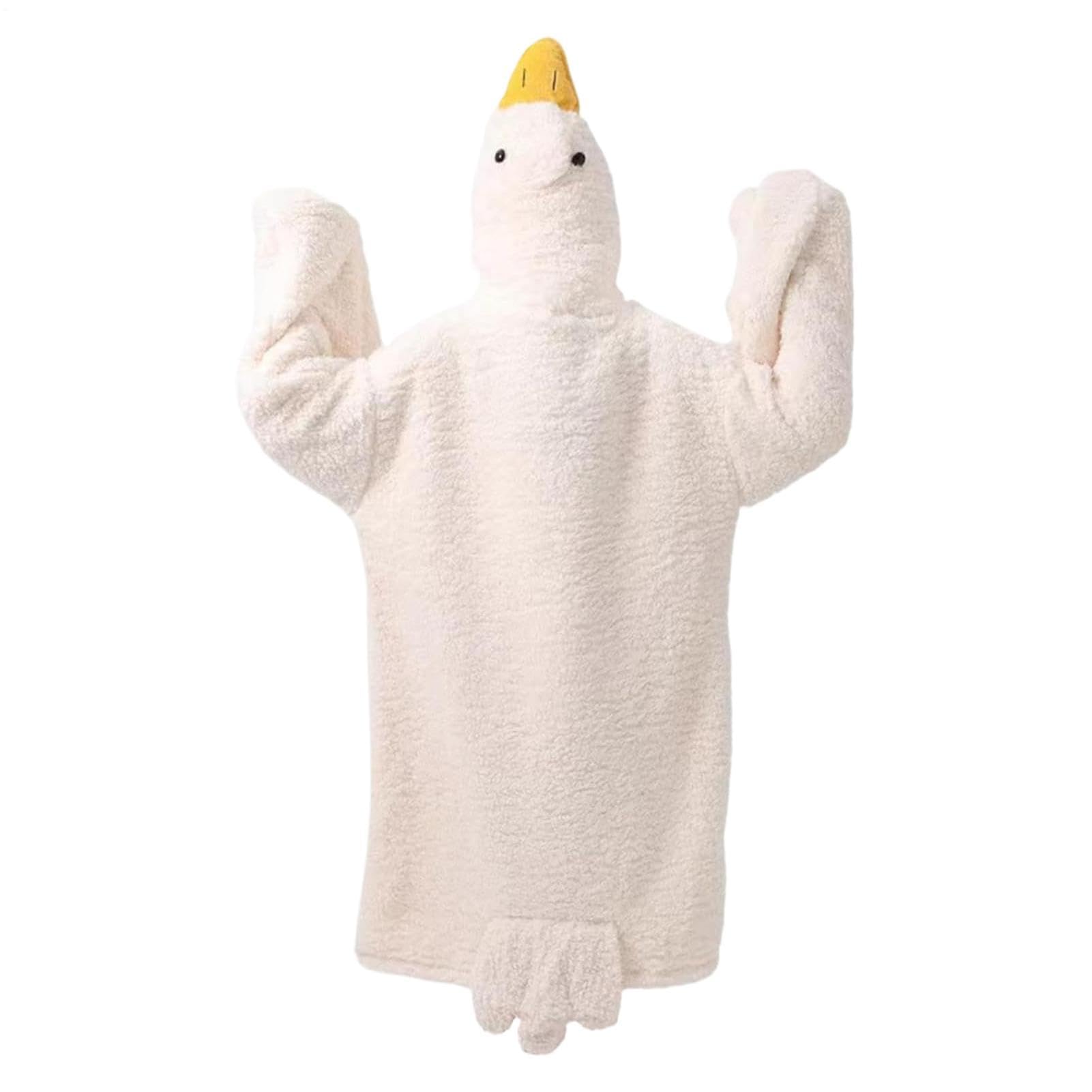 Goose Wearable Blanket Hoodie For Adults & Kids Duck Onesie Costume Pajamas Oversized Wearable Blanket
