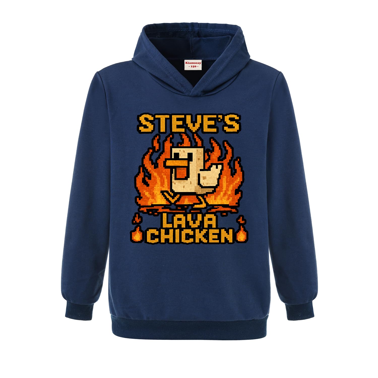 Lava Chicken Unisex Kids Boys Girls Felpa con cappuccio + pantaloni in cotone Set tuta