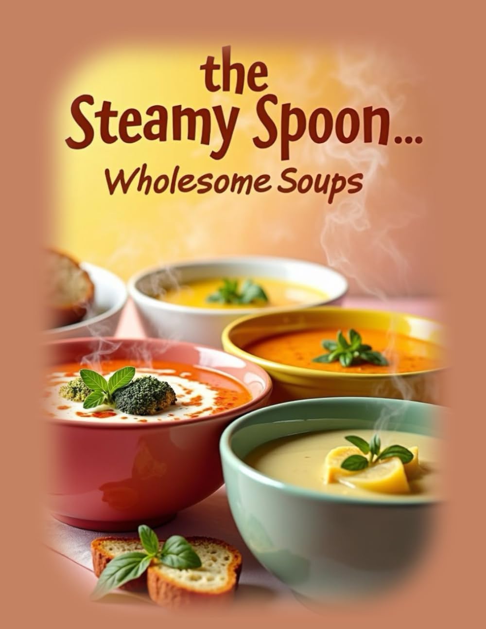 The Steamy Spoon ... Wholesome Soups Cookbook: 63 flavorful, tried-and-true soup recipes, Full-color photographs of every dish