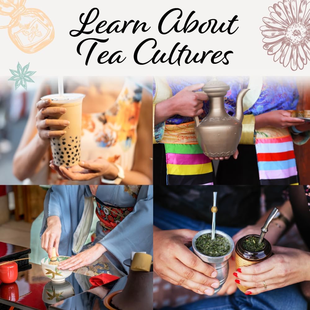 SmarTea Cards: Complete Beginners Guide to Tea History, Variety, Benefits, Pairing - Flashcards for Learning, Party Favors, Gift, and Accessories for Tea Lovers