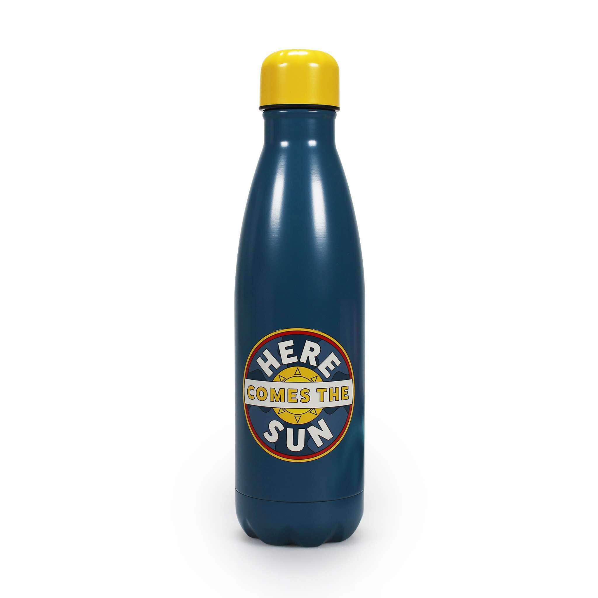 NEW Water Bottle Metal (500ml) - The Beatles (Here Comes)