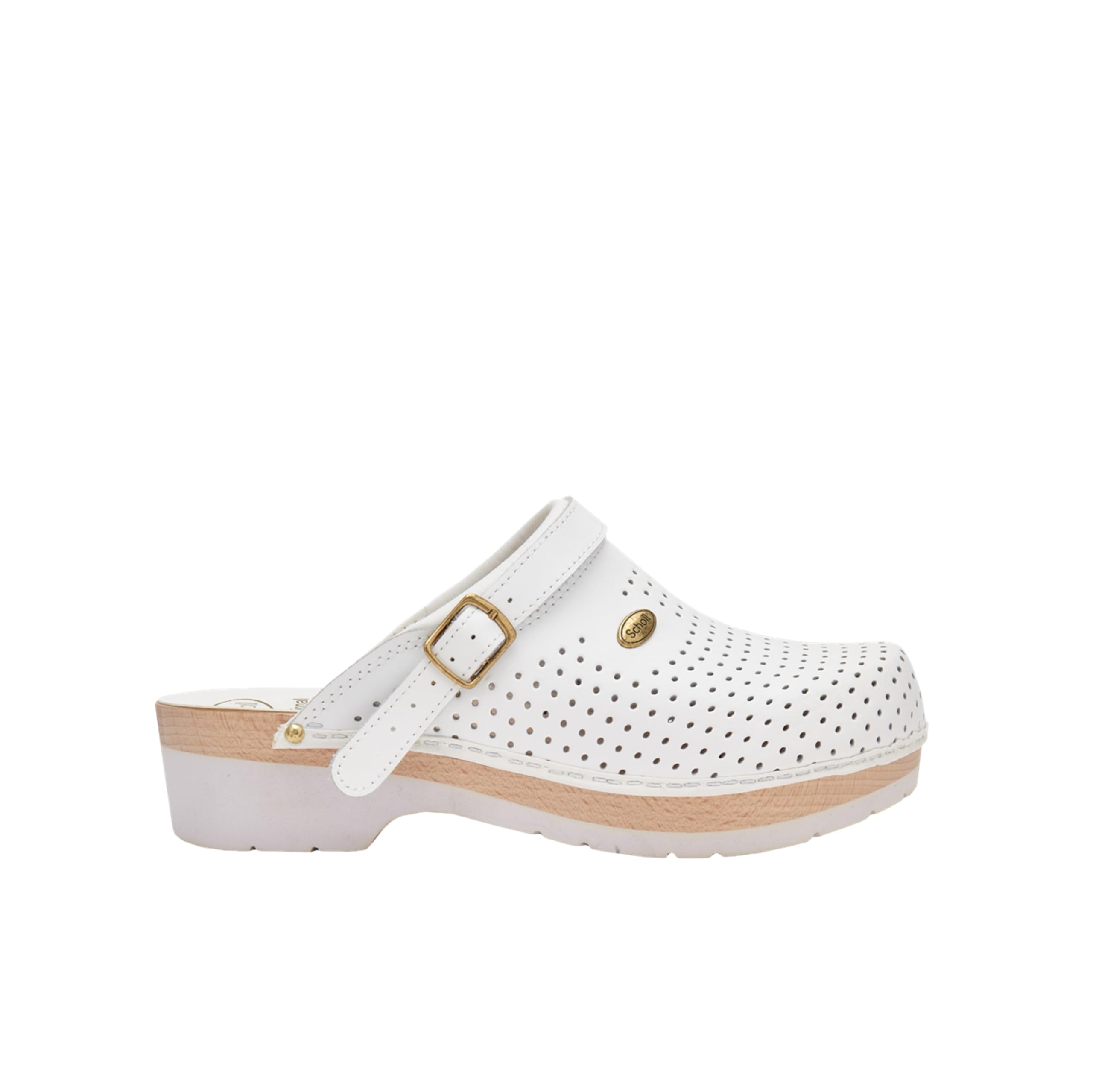 Scholl Calzatura clog supercomfort b/s bycast u white 40