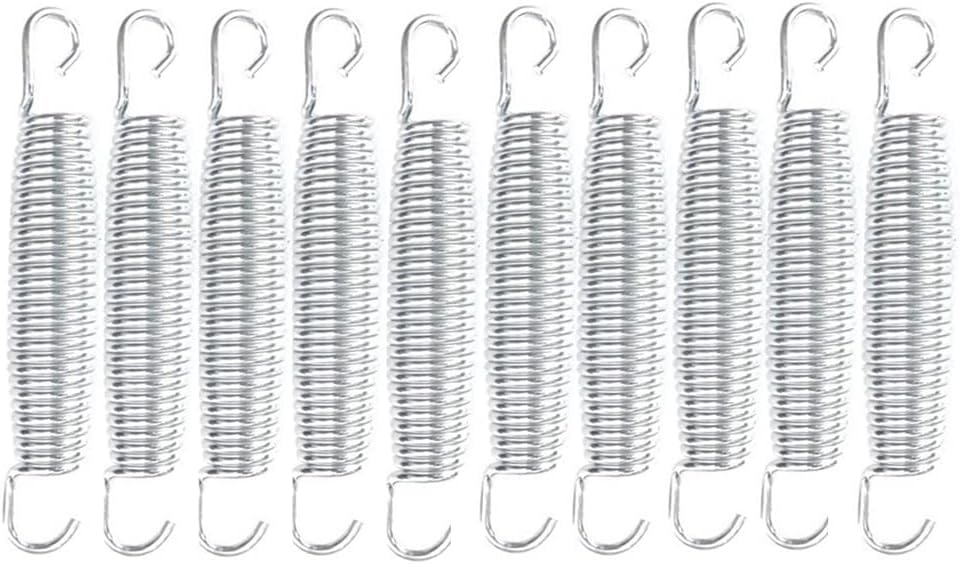 Heavy Duty Spring,10pcs Galvanized Steel Sturdy Springs Replacement for Trampoline | Rustproof Easy Installation Trampoline Part for Skywalker, JumpKing