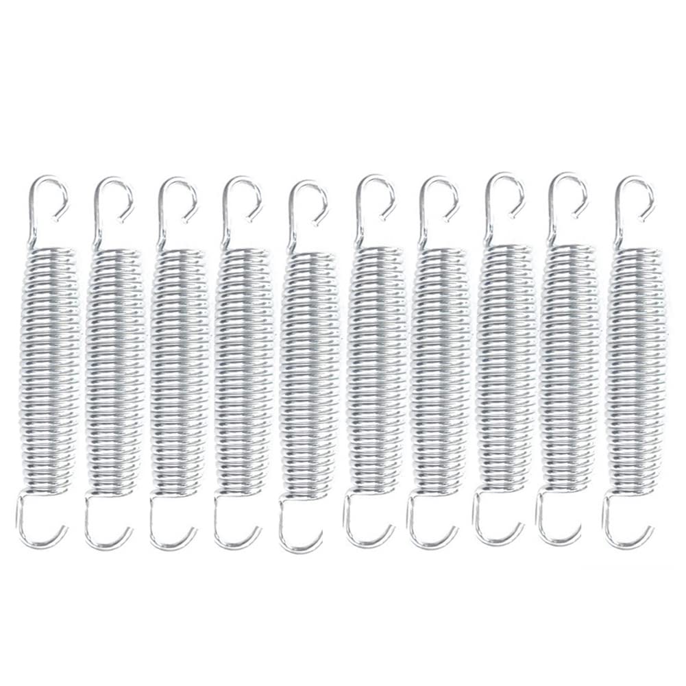Heavy Duty Spring,10pcs Galvanized Steel Sturdy Springs Replacement for Trampoline | Rustproof Easy Installation Trampoline Part for Skywalker, JumpKing