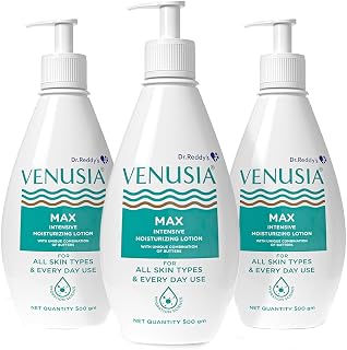 Dr. Reddy's Venusia Max Intensive Moisturizing Lotion | Dermatologist Recommended | Clinically Proven, Long-Lasting Moistu... Price In India