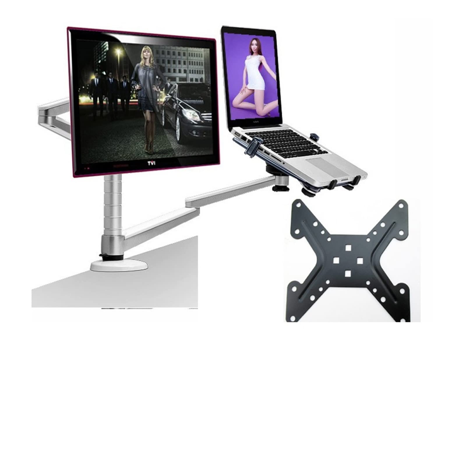 Support de bureau LCD pour moniteur et PC portable 10-15" OA-7X