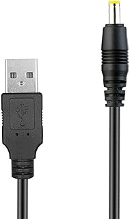 Marg USB to DC Charging Cable PC Laptop Charger Power Cord for Wasp Barcode Technologies WWS500 WWS550i Freedom Series Cordless Bar Code Scanner