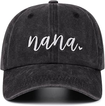 Nana Cap for Grandma Gifts from Granddaughter Grandson Funny Nana hat