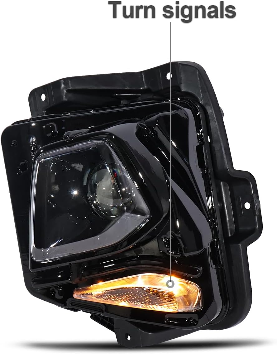 Headlight Headlamp Assembly Fit for 2019 2020 2021 2022 Chevy Blazer, Headlamp for Chevrolet Blazer Replace for GM2502492 84588815, Left Driver Side
