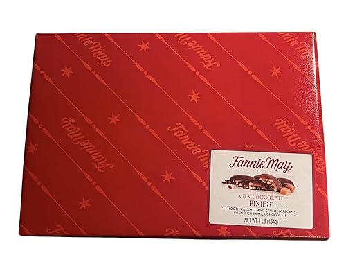Miniatura 2 de Fannie May Paquete envuelto para regalo: 2 paquetes de Pixies de 1 libra, variaciones de menta Meltaways de 1 libra (festividad/Navidad/Día de San