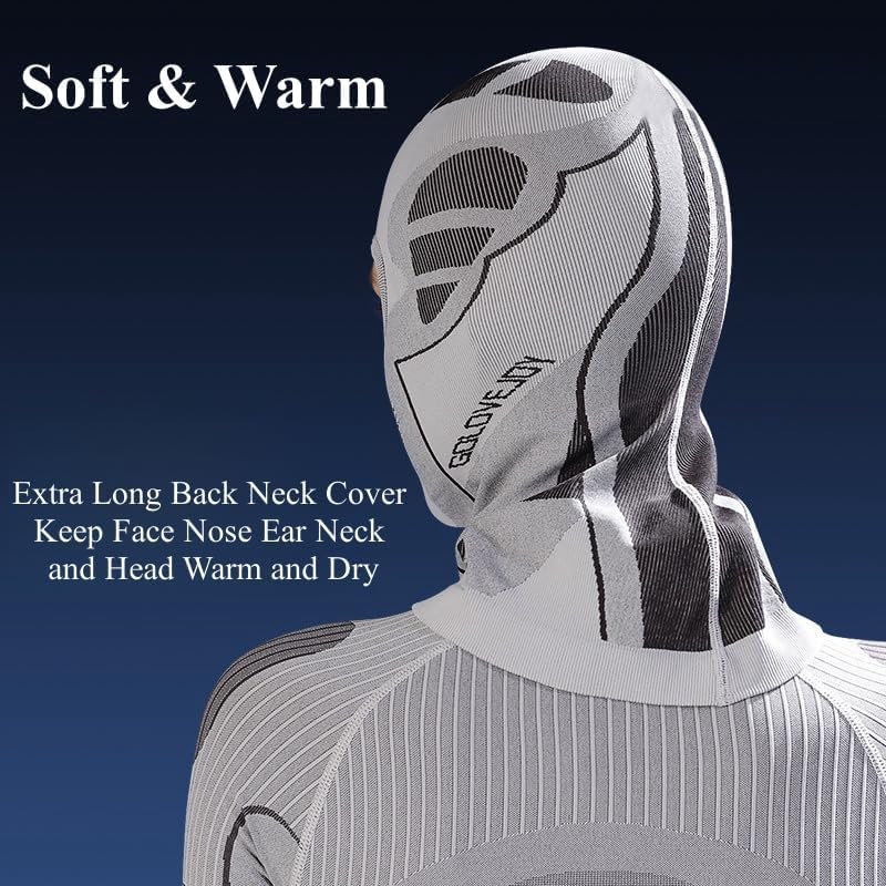 Winter Ski Mask for Men Women, Helmet Friendly Motorcyde Balaclava Full Face Masks Cold Weather Head Cover for Skiing - Image 7