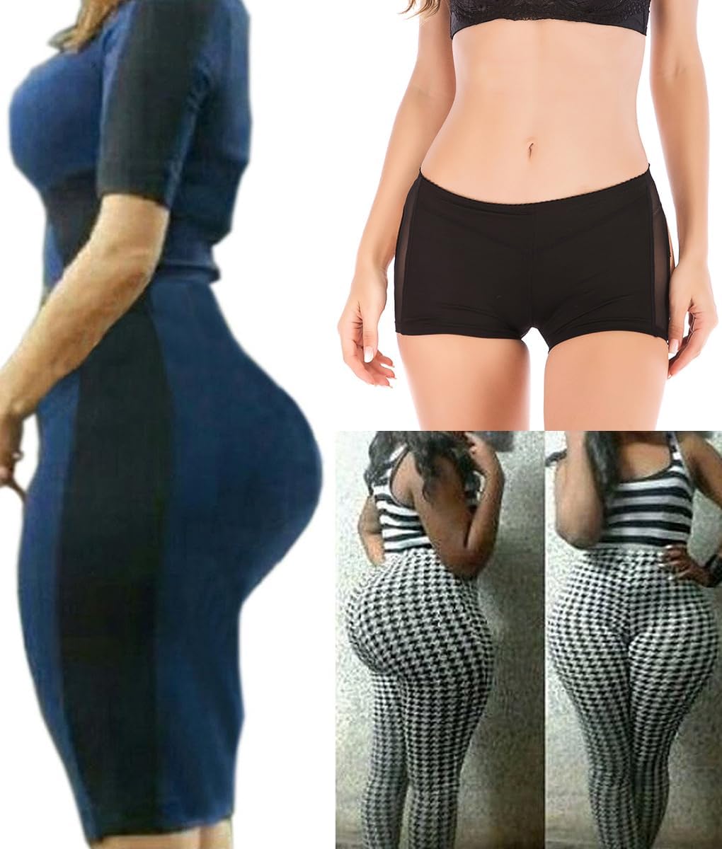 FUT Women Butt Lifter Body Shaper Tummy Control Panties Boyshorts Shapewear Underwear Black - Image 3