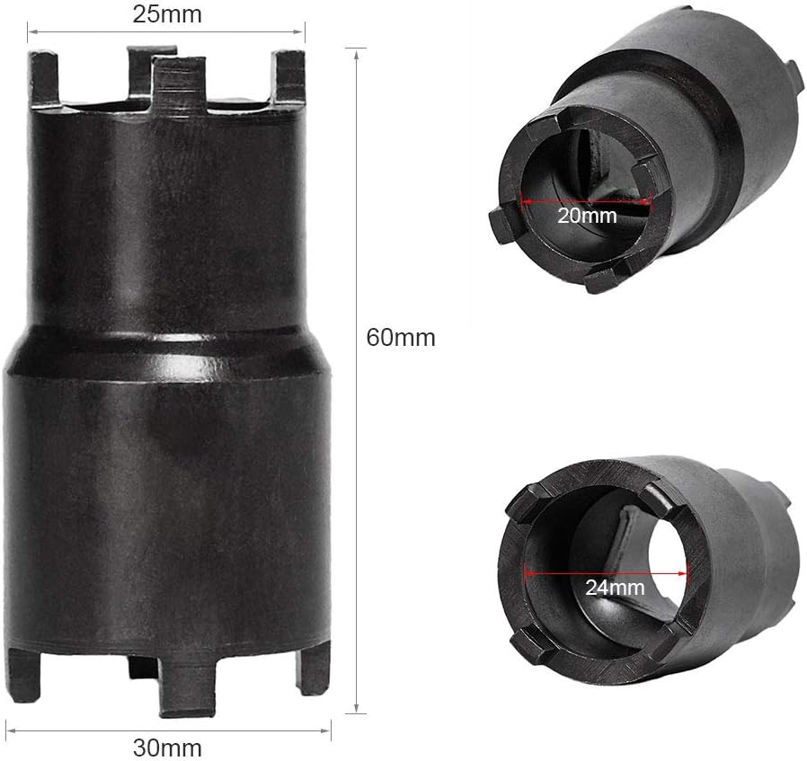 HIFROM Clutch Hub Remove Lock Nut Tool Spanner Socket Wrench Replacement for 2003 2002 2004 2005 2006 2007 2008 Kawasaki Ninja ZX6 ZX6R ZX6RR ZX-6 ZX-6R ZX-6RR ZX600 ZX600R ZX636R ZX10 ZX10R