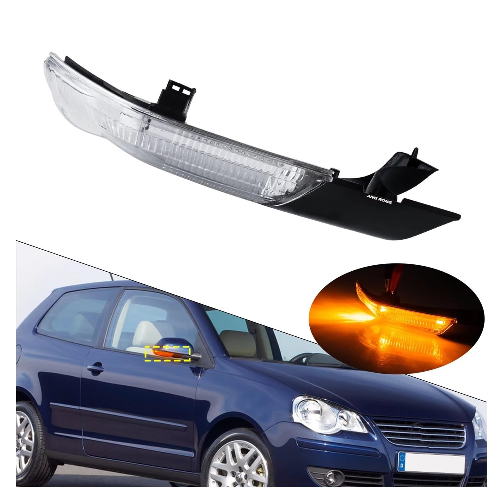 Indicatori Retrovisori Per VW Per Polo Per 9N3 2005-2009 LED Specchietto Retrovisore Indicatore Luce Di Segnale Destra 1Z0949102C Fanale Fanalino Freccia