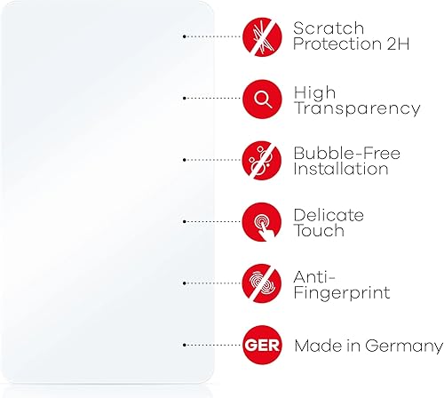 Miniatura 3 de upscreen Protector de pantalla de protección contra arañazos compatible con Google Pixel 6a - HD transparente, antihuellas