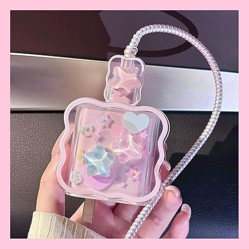 Miniatura 23 de Funda protectora de carga, cable de datos 5 en 1 de 18 W/20 W, diseño único, lindo cargador de dibujos animados 3D, cable compatible con iPhone 16