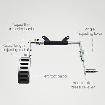 Universal Left Foot Accelerator Pedal for Most Automatic Vehicle