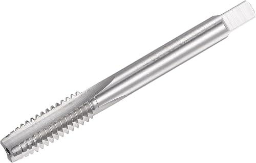 uxcell Macho de roscar para fresado de roscas 516"-18 UNC, máquina de mano izquierda HSS (acero de alta velocidad) 6542 sin recubrimiento 3 flautas