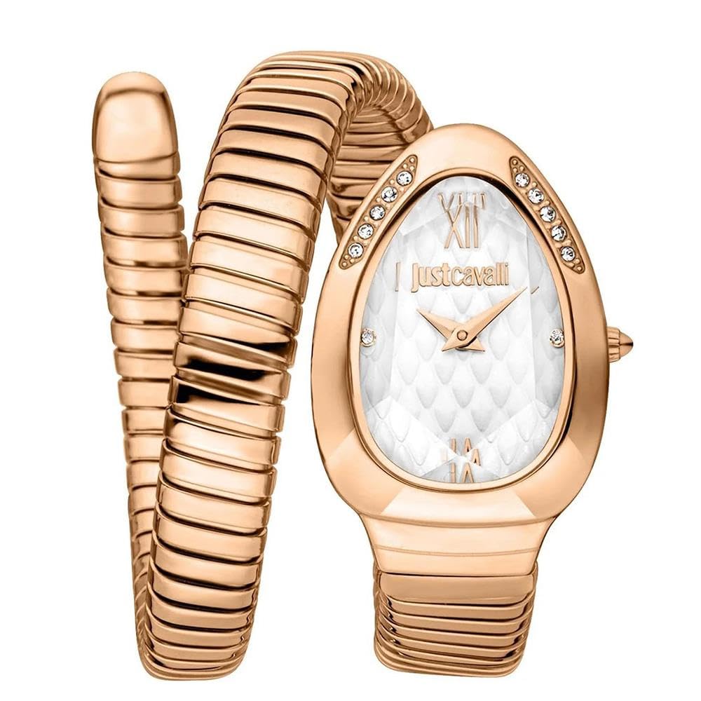 JUST CAVALLI WOMEN'S SIGNATURE SNAKE QUARTZ WATCH